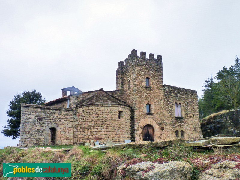 Sant Julià de Vilatorta - Castell i església de Sant Llorenç del Munt