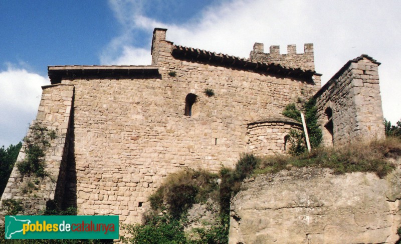 Sant Julià de Vilatorta - Castell i església de Sant Llorenç del Munt