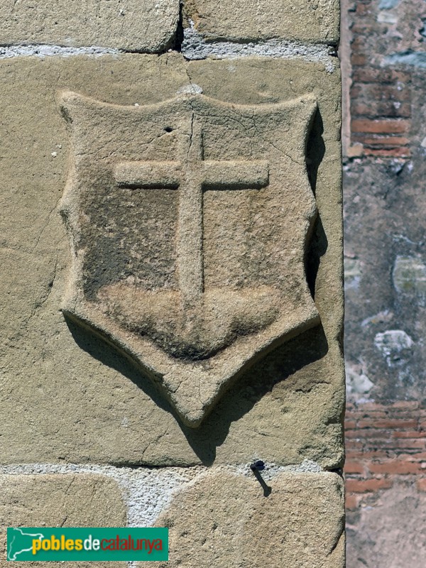 Sant Julià de Vilatorta - Can Marçal. Detall de la façana