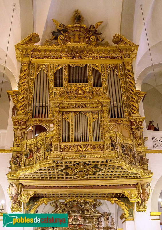 Sitges - Església de Sant Bartomeu i Santa Tecla. Orgue