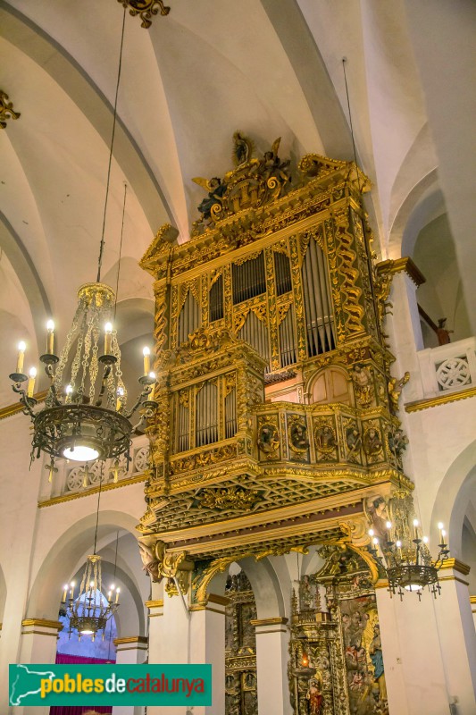 Sitges - Església de Sant Bartomeu i Santa Tecla. Orgue