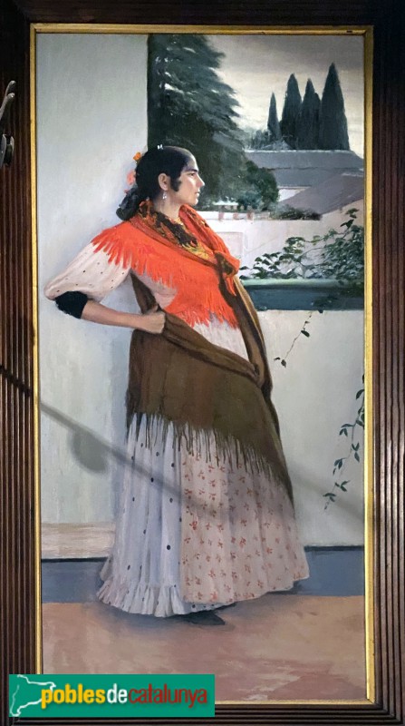 Sitges - Museu Cau Ferrat. Granadina (Santiago Rusiñol, 1895) (Foto: Albert Esteves, 2022) Sitges - Museu Cau Ferrat. Granadina (Santiago Rusiñol, 1895)