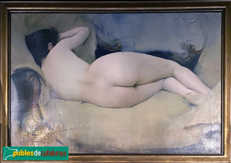 Sitges - Museu Cau Ferrat. Figura nua (Ramon Casas, 1894) (Foto: Albert Esteves, 2022) Sitges - Museu Cau Ferrat. Figura nua (Ramon Casas, 1894)