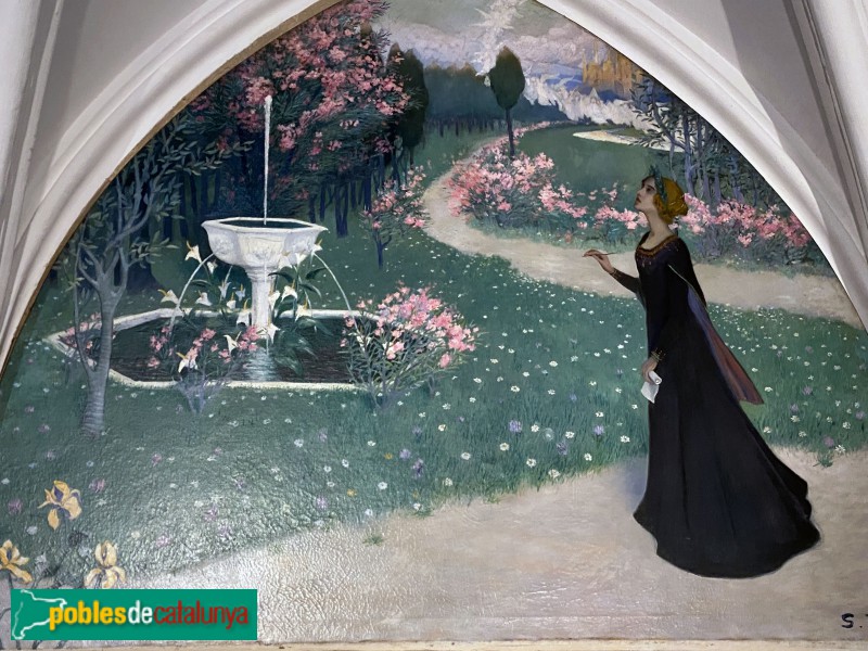 Sitges - Museu Cau Ferrat. La Poesia (Santiago Rusiñol, 1894) (Foto: Albert Esteves, 2022) Sitges - Museu Cau Ferrat. La Poesia (Santiago Rusiñol, 1894)
