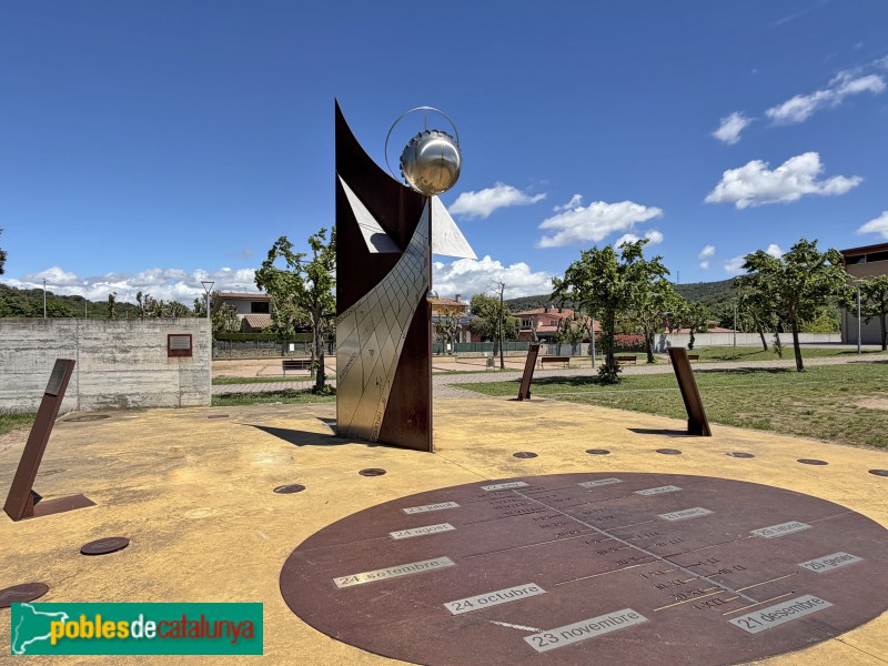 Sant Julià de Vilatorta - Rellotge de sol Àngel de la Concòrdia