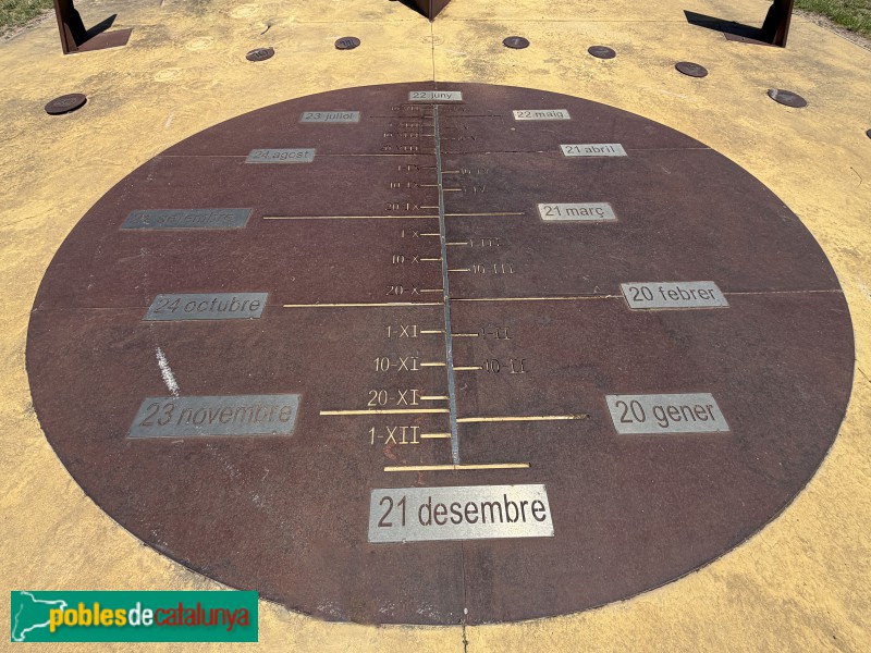 Sant Julià de Vilatorta - Rellotge de sol Àngel de la Concòrdia