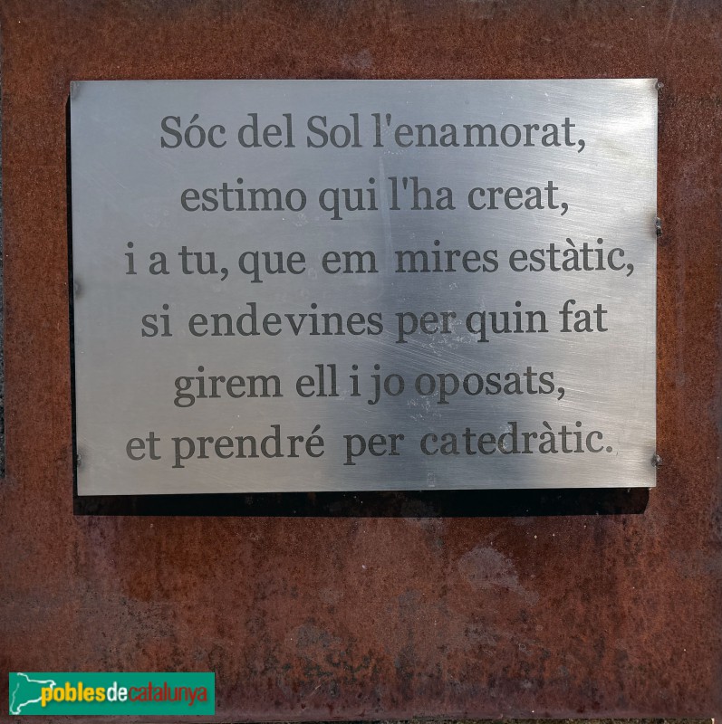 Sant Julià de Vilatorta - Rellotge de sol Àngel de la Concòrdia