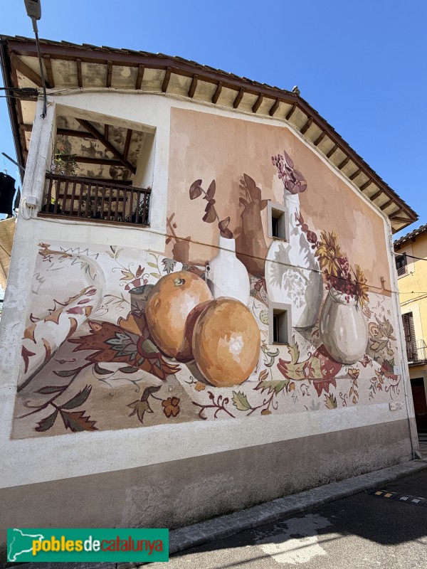 Sant Julià de Vilatorta - Mural Natura morta