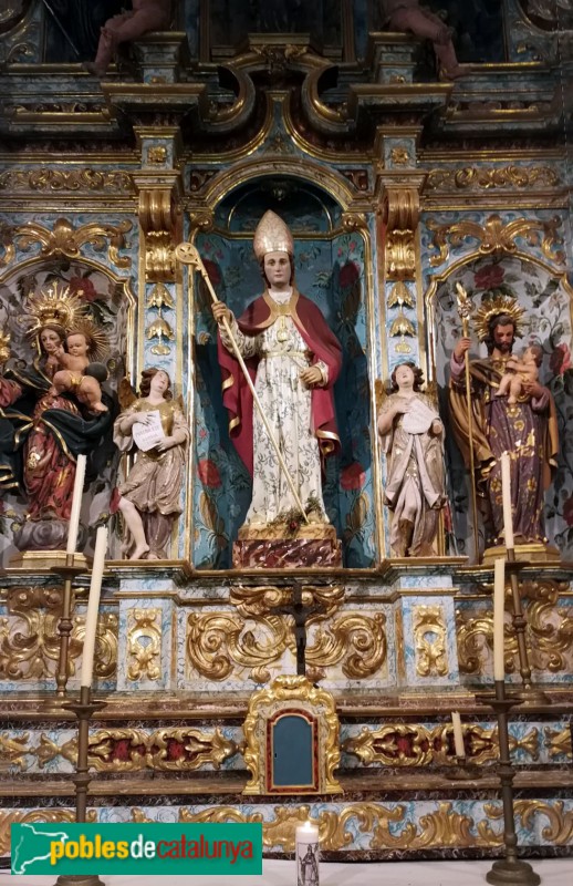 Sant Julià de Vilatorta - Capella de Sant Ponç de Puigsec. Retaule
