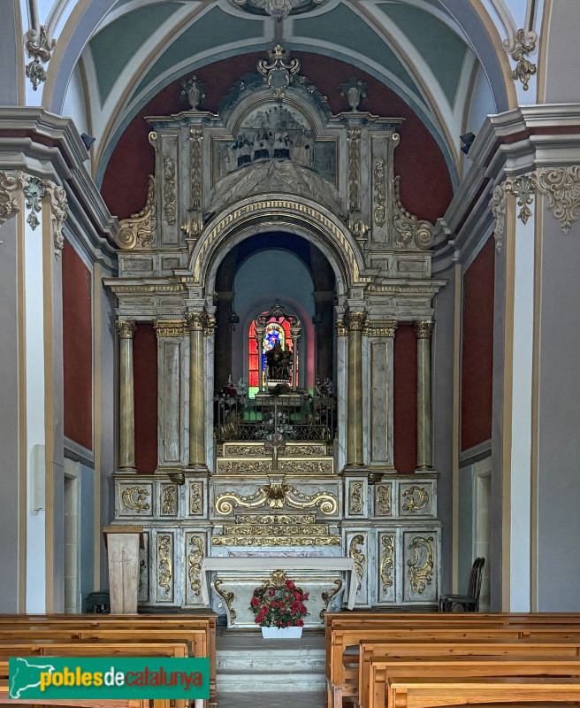 Sant Julià de Vilatorta - Santuari de Puig-l'agulla. Altar Major