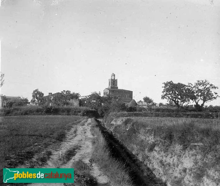 Sant Gregori - Nucli de Cartellà (Foto: Josep Salvany -Fons Salvany. Biblioteca de Catalunya-, 1924) Sant Gregori - Nucli de Cartellà
