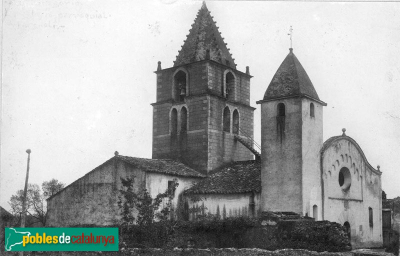Sant Gregori - Església de Sant Gregori (Foto: Anònima - Arxiu Centre Excursionista de Catalunya-, 1880-1936) Sant Gregori - Església de Sant Gregori