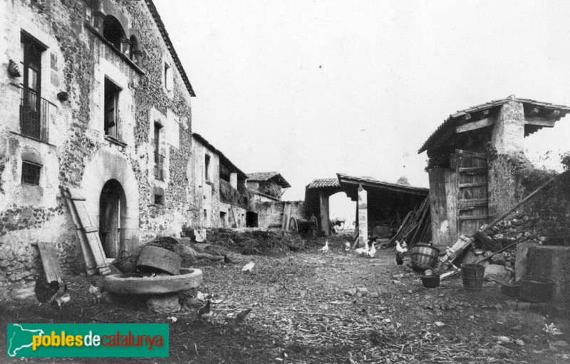 Sant Gregori - Can Cademont (Foto: Anònima -Arxiu Fotogràfic Centre Excursionista de Catalunya, 1890-1918) Sant Gregori - Can Cademont