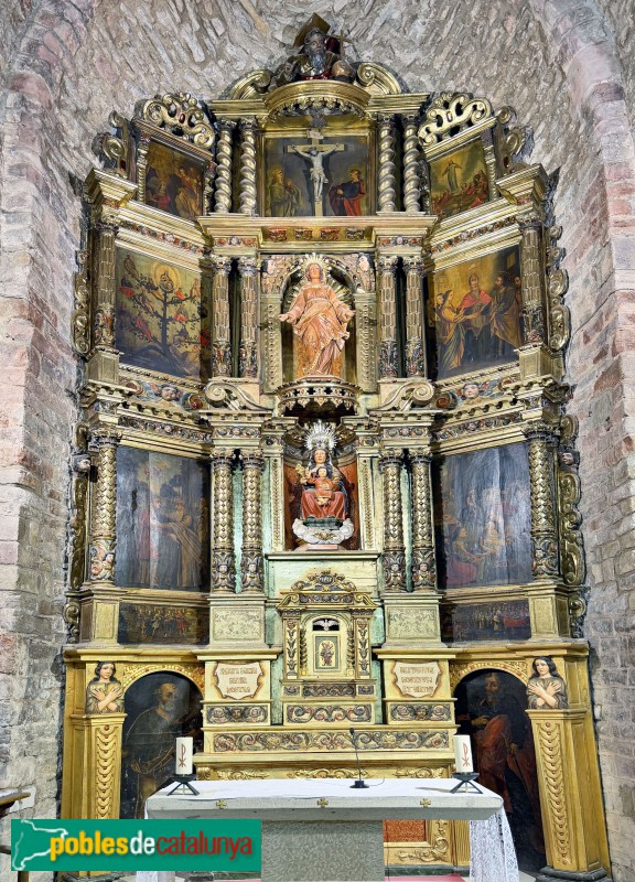 Església de Santa Maria de Vilalleons - Retaule Major
