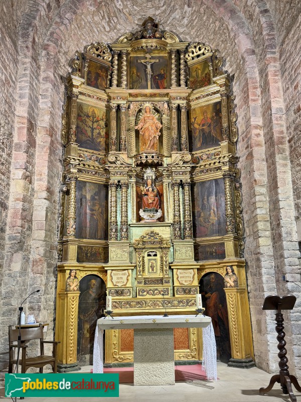 Església de Santa Maria de Vilalleons - Retaule Major