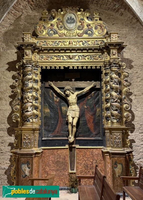 Església de Santa Maria de Vilalleons - Retaule del Sant Crist