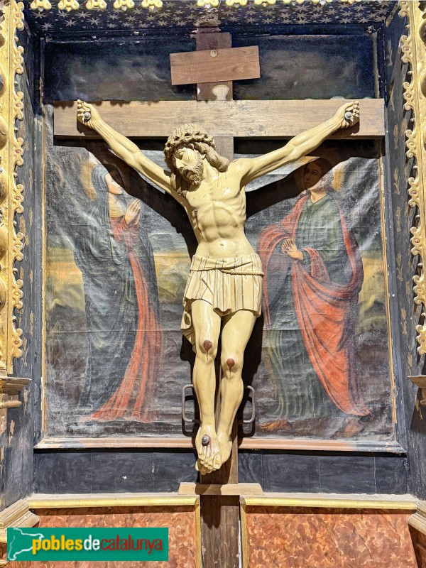 Església de Santa Maria de Vilalleons - Retaule del Sant Crist