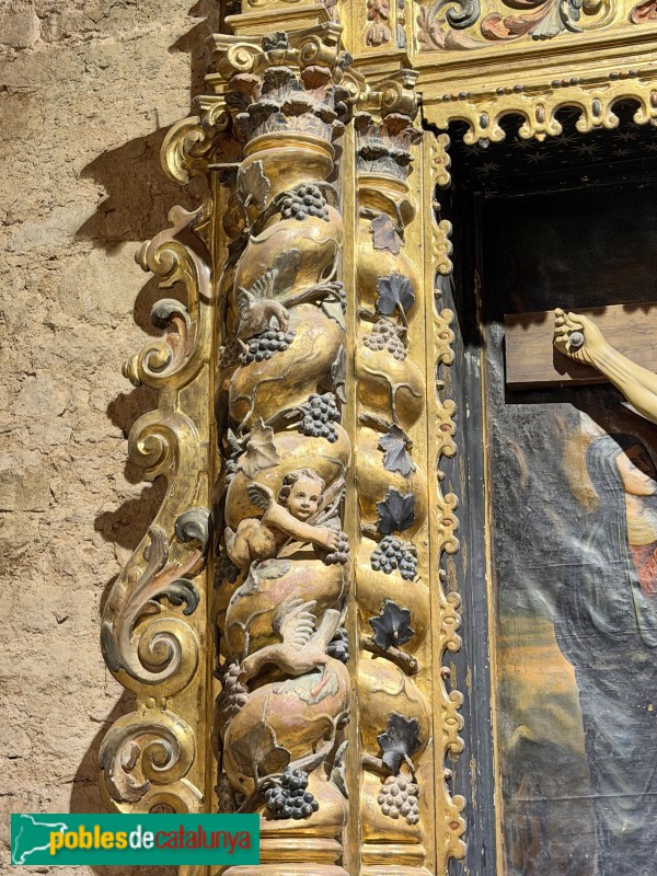 Església de Santa Maria de Vilalleons - Retaule del Sant Crist