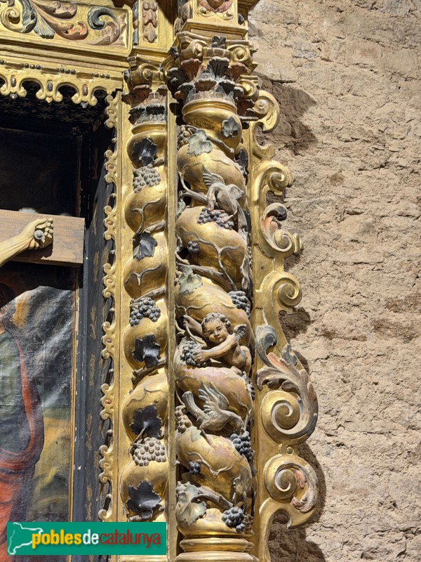 Església de Santa Maria de Vilalleons - Retaule del Sant Crist