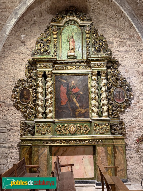 Església de Santa Maria de Vilalleons - Retaule de Sant Miquel