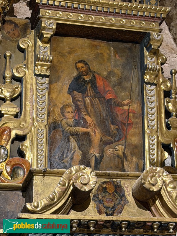 Església de Santa Maria de Vilalleons - Retaule de la M.D. del Roser