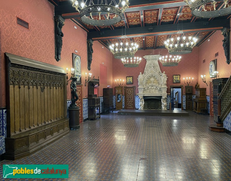 Sitges - Palau Maricel de Terra. Saló d'Or