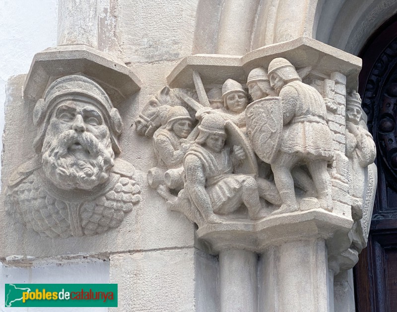 Sitges - Palau Maricel de Terra. Pati d'entrada