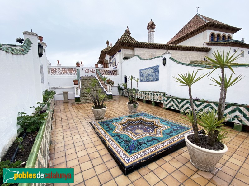 Sitges - Palau Maricel de Terra. Terrasses
