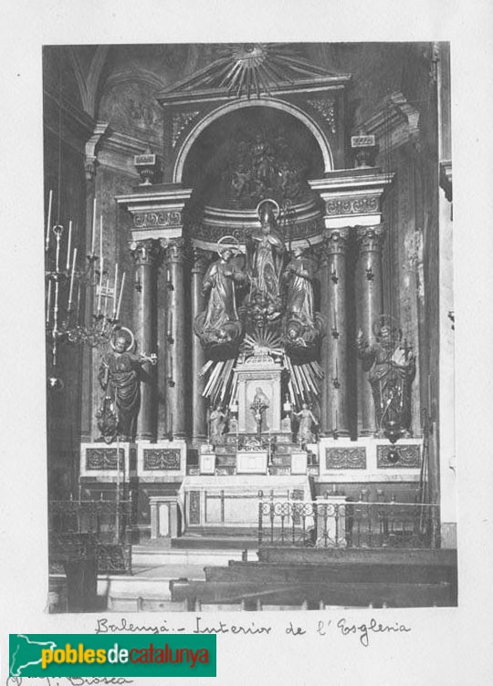 Balenyà - Santuari de la M.D. de l'Ajuda (Foto: <i>Jaume Biosca -Arxiu Fotogràfic Centre Excursionista de Catalunya-</i>, 1920-39) Balenyà - Santuari de la M.D. de l'Ajuda