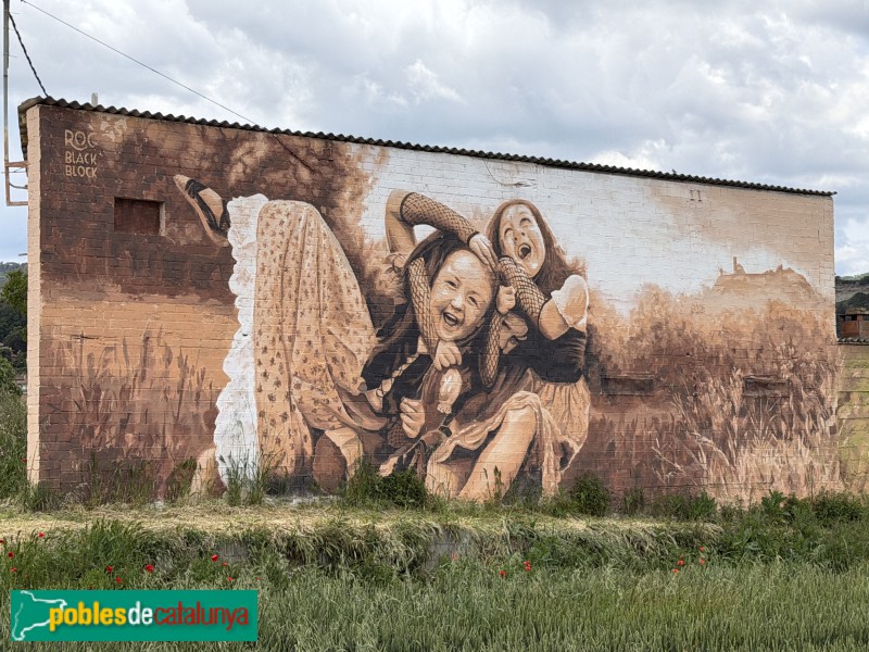 Tona - Mural <i>La màgia del joc</i>