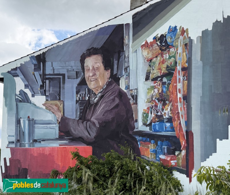 Calldetenes - Mural de Pablo Astrain  <i>La Nena</i> (FACC 2024)