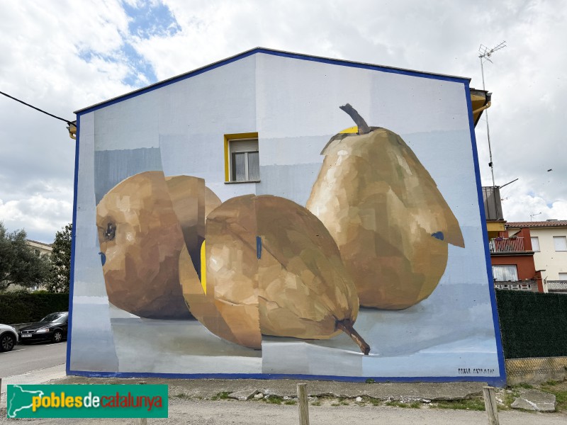 Calldetenes - Mural de Pablo Astrain <i>Oda a la errata</i> (FACC 2023)
