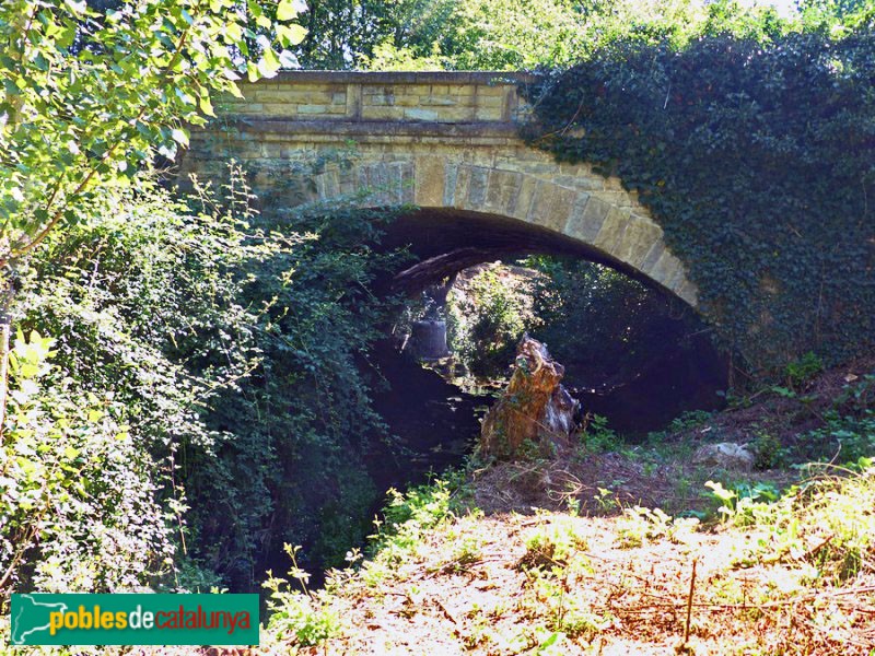 Calldetenes - Pont del molí d'Alta-riba