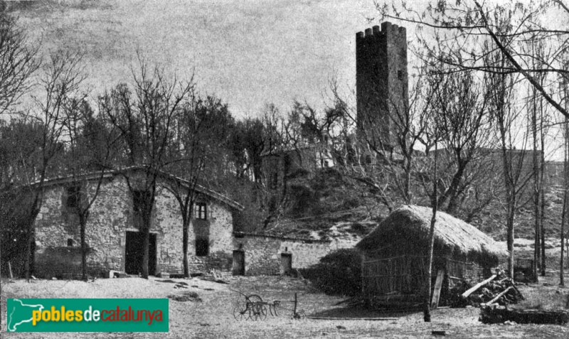 Santa Eugènia de Berga - Torre medieval de Sala-d'heures i masoveria