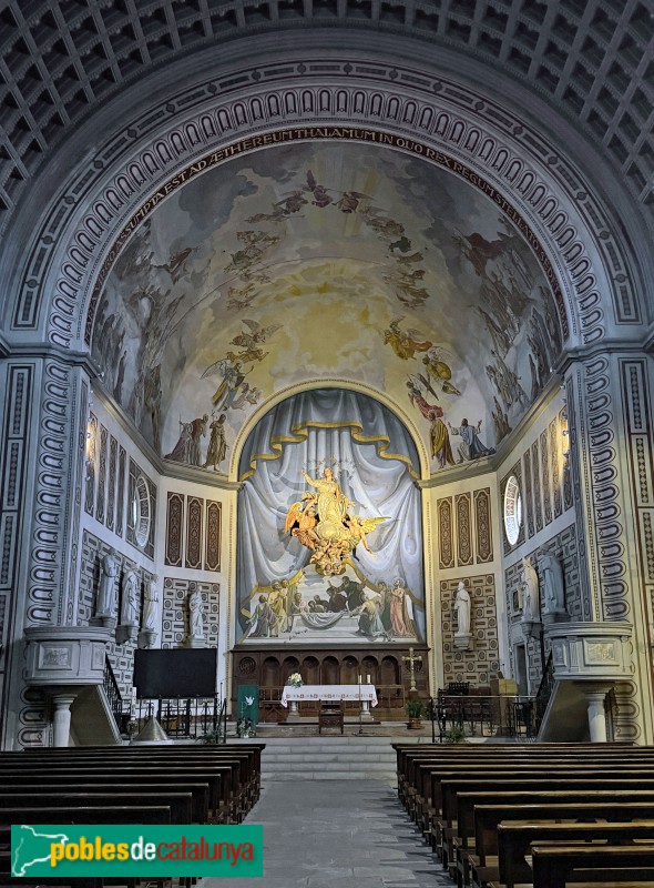 Manlleu - Església de Santa Maria. Presbiteri