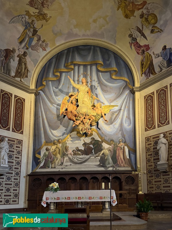 Manlleu - Església de Santa Maria. Presbiteri