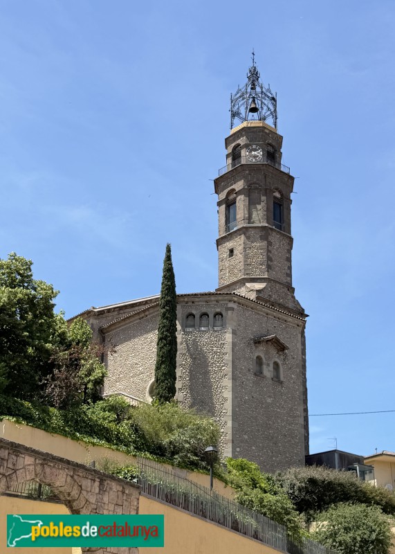 Manlleu - Església de Santa Maria. Campanar