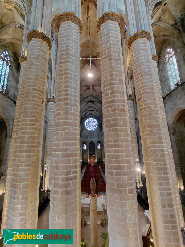 Barcelona - Santa Maria del Mar. Interior