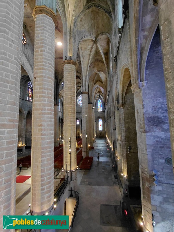 Barcelona - Santa Maria del Mar. Interior