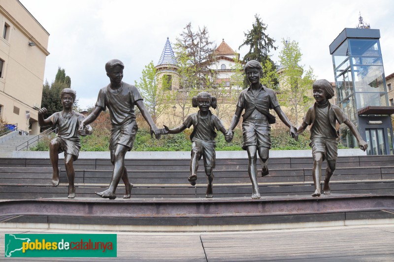 Manlleu - Escultura  <i>La il·lustració de la llum del món</i>