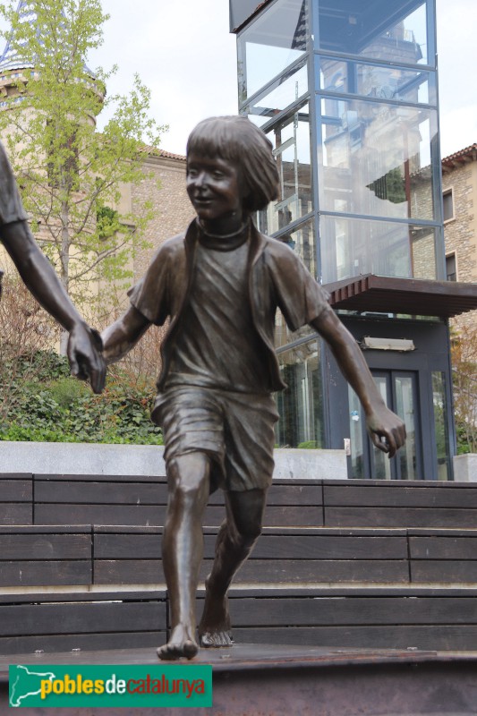 Manlleu - Escultura  <i>La il·lustració de la llum del món</i>