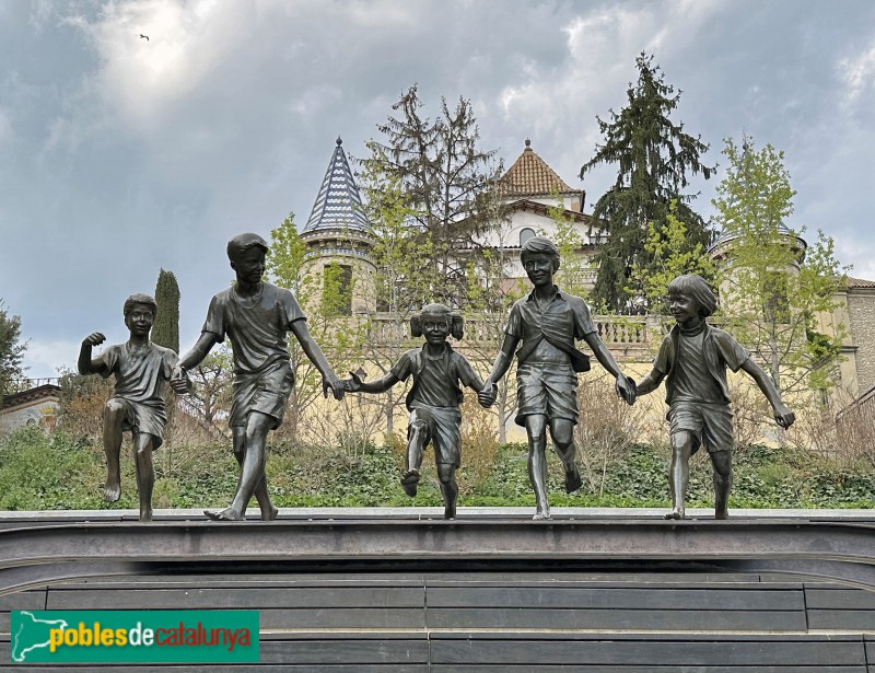 Manlleu - Escultura  <i>La il·lustració de la llum del món</i>