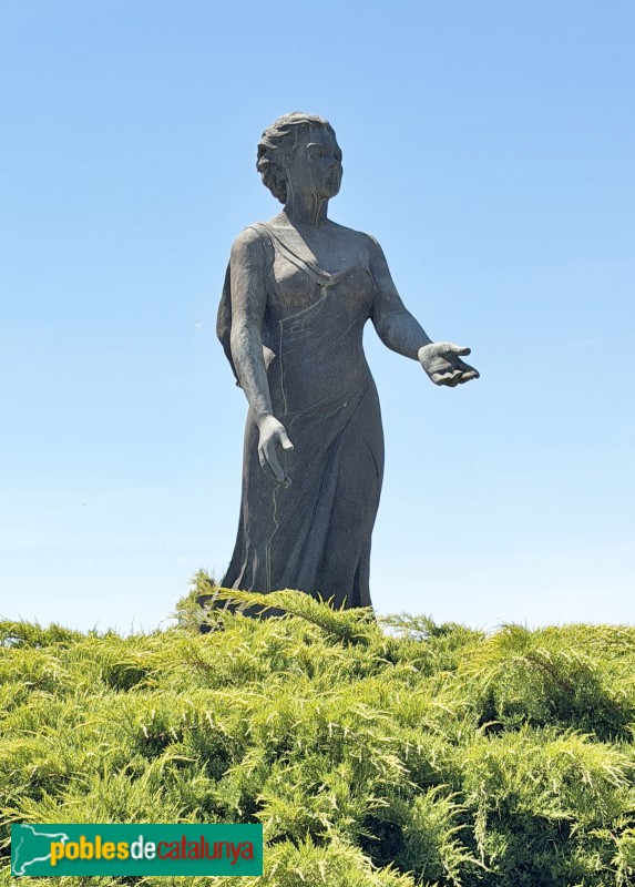 Manlleu - Escultura <i>La Benvinguda</i>