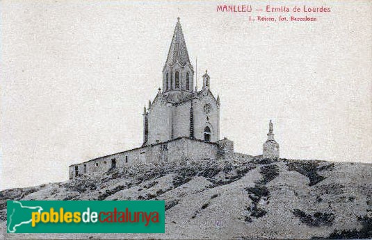 Manlleu - Santuari de Puig-agut. Postal antiga