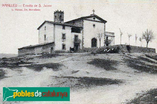 Manlleu - Església de Sant Jaume de Vilamontà. Posta antiga