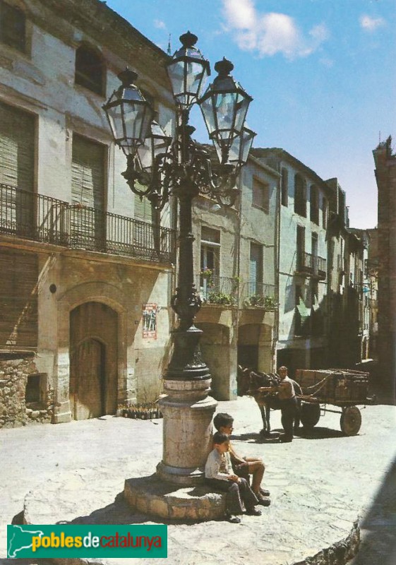 Falset - Plaça Vella. Cap a 1960