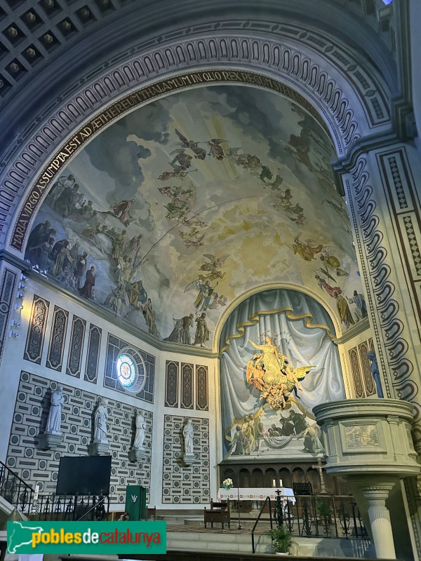 Manlleu - Església de Santa Maria. Presbiteri