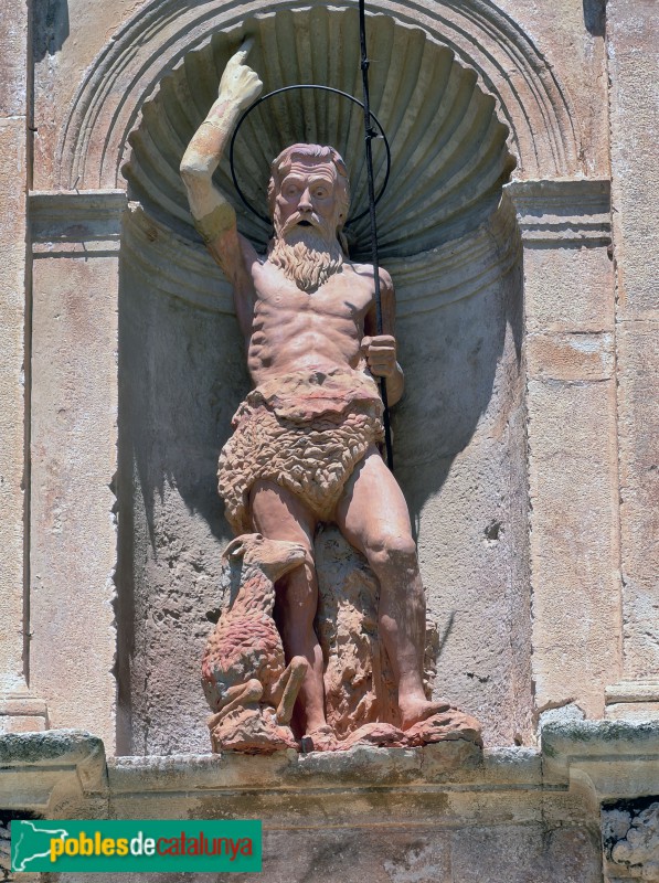 Marçà - Església de Santa Maria. Imatge de Sant Joan Baptista