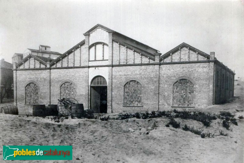 Marçà - Sindicat Vell o de Baix. Fotografia de l'any 1915