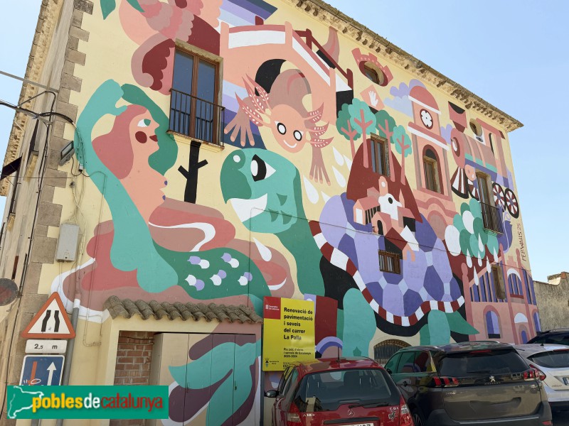Marçà - Mural La Tortuga de Marçà